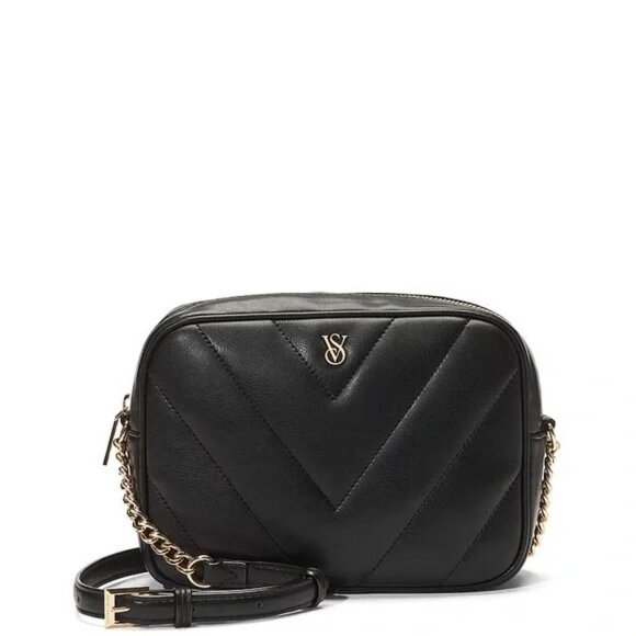 Victoria's Secret Crossbody Camera Bag Black NWTs - Picture 1 of 3